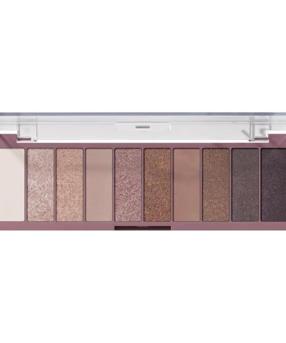 Perfect 10 Eyeshadow Palette, Ten Ultra-pigmented Shimmer & Matte Shades, Vegan & Cruelty-free, Nude Rose Gold (Packaging May Vary)