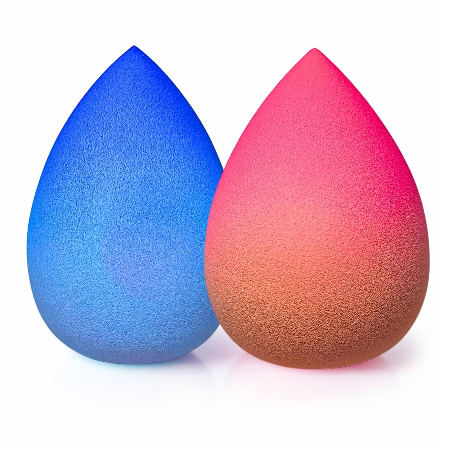 Gradient Makeup Sponge Set – 2 Soft Latex-Free Sponges for Foundation, Concealer & Powder – Reusale, Expands When Wet